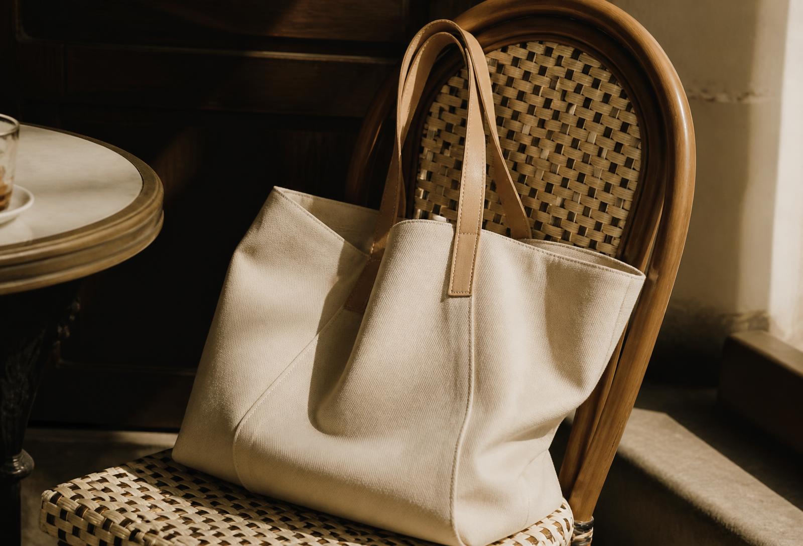 KATISKA lifestyle editorial — handbag detail shot